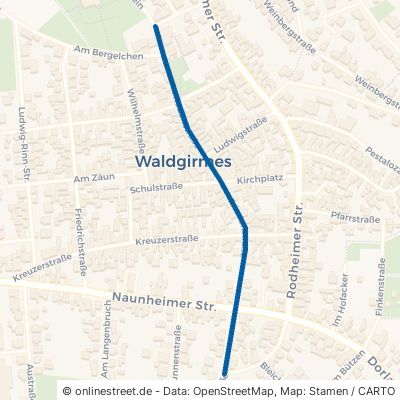 Friedenstraße Lahnau Waldgirmes 