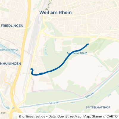 Nonnenholzstraße Weil am Rhein Otterbach 