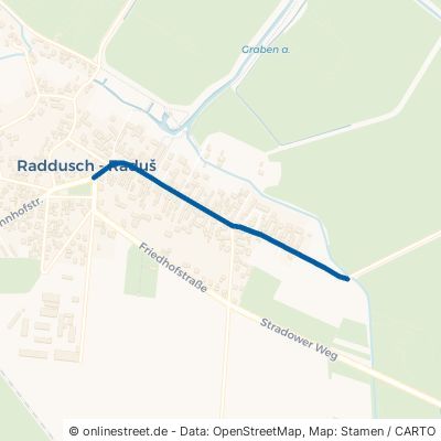Radduscher Dorfstraße Vetschau Raddusch 