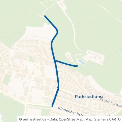 Parkstraße Ostfildern Nellingen-Parksiedlung 