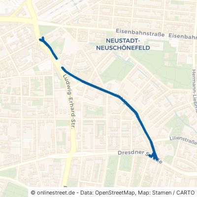 Kohlgartenstraße 04315 Leipzig Neustadt-Neuschönefeld Ost