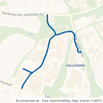 Hollwieser Straße Vlotho Valdorf 