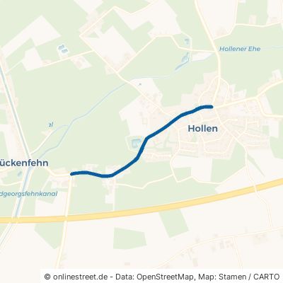 Hollener Landstraße Uplengen Hollen 