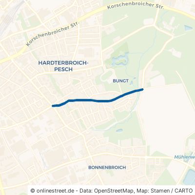 Hardterbroicher Straße Mönchengladbach Hardterbroich Giesenkirchen