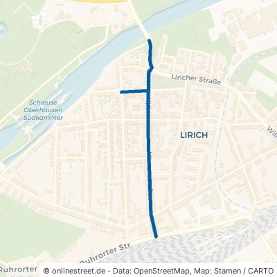 Ulmenstraße Oberhausen Lirich-Nord 