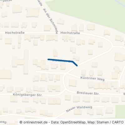 Stettiner Straße Lennestadt Altenhundem 