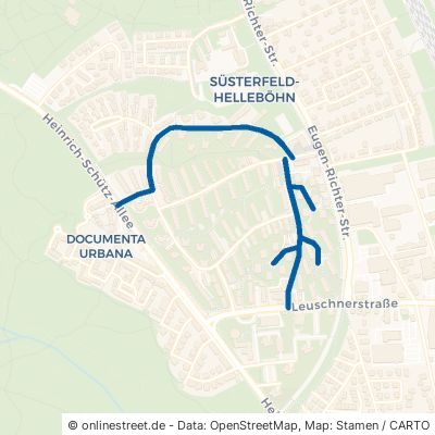 Meißnerstraße Kassel Süsterfeld/Helleböhn 