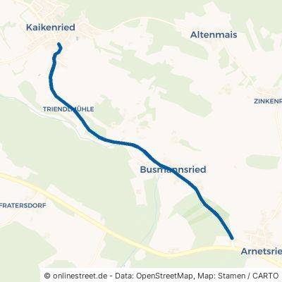 Regener Straße Teisnach Kaikenried 