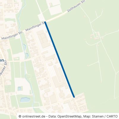 Nord-West-Ring-Straße Mainhausen Zellhausen 