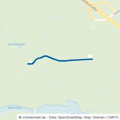 Durchschnittsweg Stuttgart Wildpark 