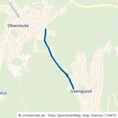 Irsengunder Straße Oberreute Stadels 