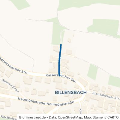 Häldenweg Beilstein Billensbach 