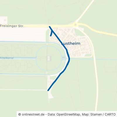 Hochmuttinger Straße Oberschleißheim Lustheim 