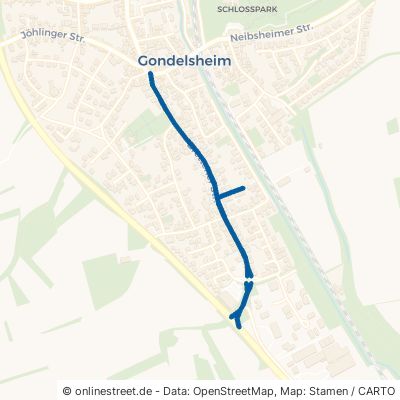 Brettener Straße Gondelsheim 