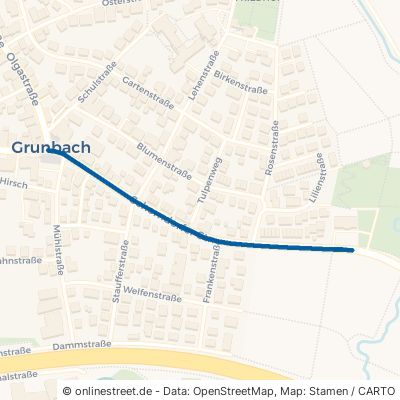 Schorndorfer Straße Remshalden Grunbach 