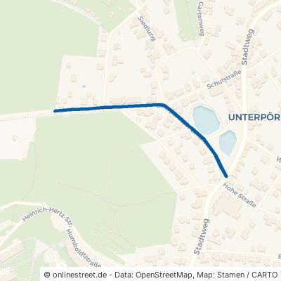 Oberpörlitzer Landstraße Ilmenau Unterpörlitz 