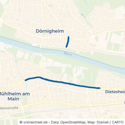 Dietesheimer Straße Maintal Dörnigheim 