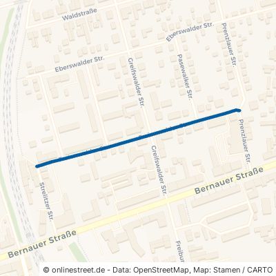 Freienwalder Straße Oranienburg 