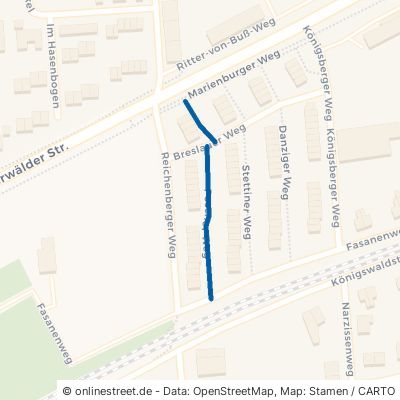 Posener Weg Offenburg Weststadt 