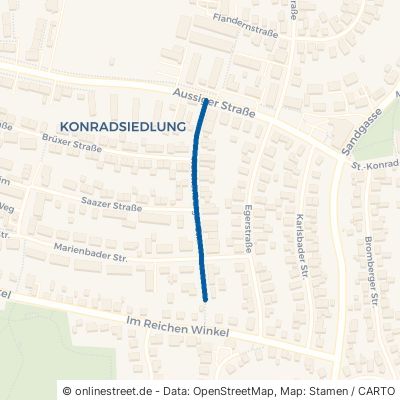 Reichenberger Straße Regensburg Konradsiedlung-Wutzlhofen 