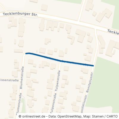 Nelkenstraße Hörstel Riesenbeck 