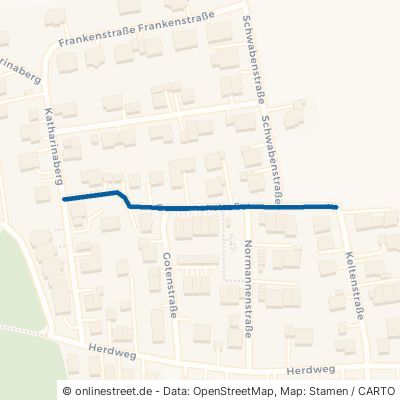 Germanenstraße Gersthofen Batzenhofen 