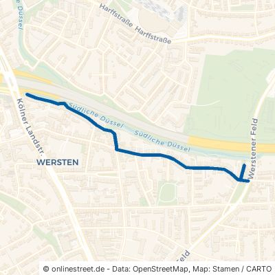 Werstener Dorfstraße Düsseldorf Wersten 
