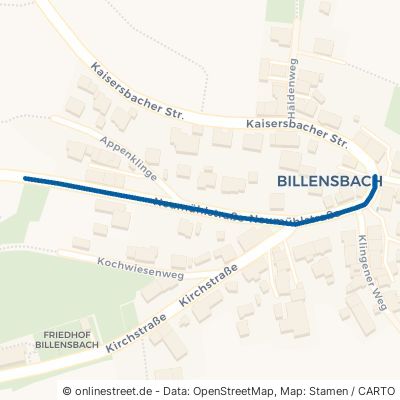 Neumühlstraße Beilstein Billensbach 
