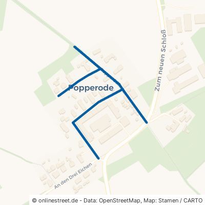 Popperöder Straße Sangerhausen Popperode 