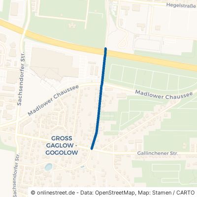 Cottbuser Straße Cottbus Groß Gaglow 