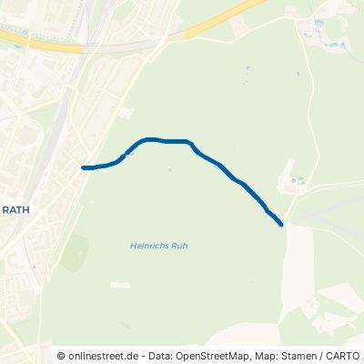 Dachsbergweg Düsseldorf Rath 