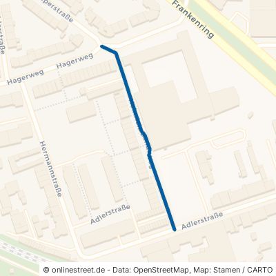Heinrich-Band-Weg Krefeld Stadtmitte 