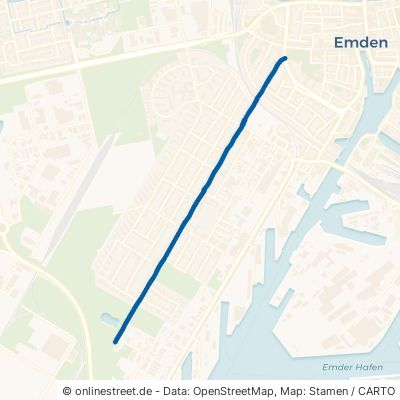 Cirksenastraße Emden Port Arthur/Transvaal 