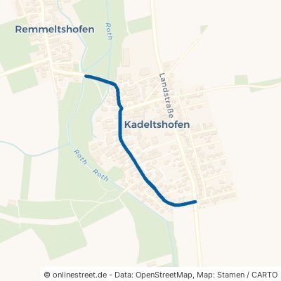 Kadeltshofener Ortsstraße Pfaffenhofen an der Roth Kadeltshofen 