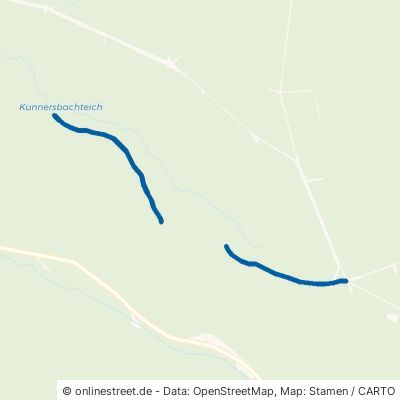 Kunnersbrunnweg Breitenbrunn (Erzgebirge) Rittersgrün 