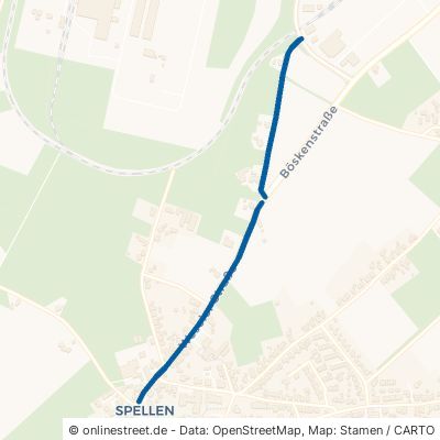 Weseler Straße Voerde (Niederrhein) Spellen 