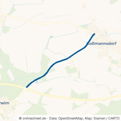 Ostheimer Weg Hofheim in Unterfranken Goßmannsdorf 