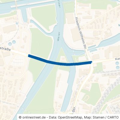 Gustav-Heinemann-Brücke Minden Weser-Elbe Kanal 