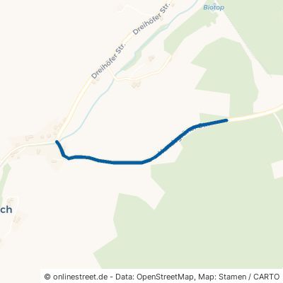 Hundsgrüner Straße Eichigt Ebersbach 