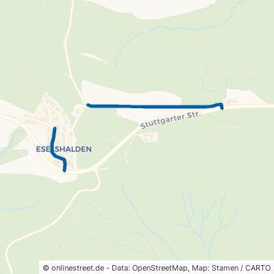Neue Straße Welzheim Eselshalden 
