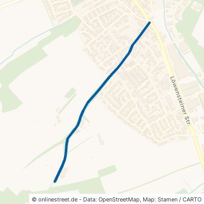 Heerweg Obersulm Willsbach 