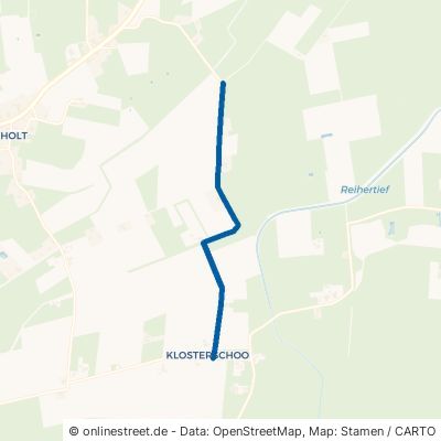 Bargenweg Moorweg Klosterschoo 