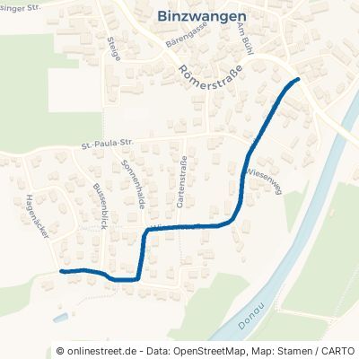 Wiesenstraße Ertingen Binzwangen 