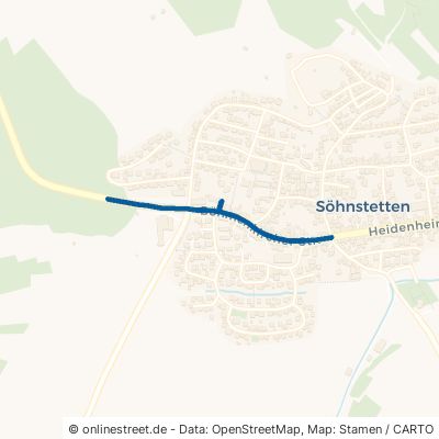 Böhmenkircher Straße Steinheim am Albuch Söhnstetten 
