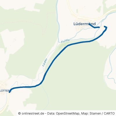 Lütterzer Straße Fulda Lüdermünd 