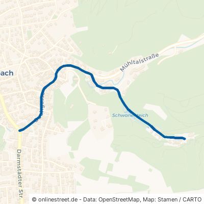 Bachgasse Bensheim Auerbach 