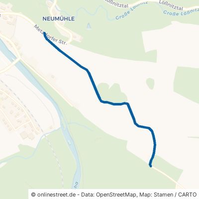 Ländlicher Weg Leubsdorf Metzdorf 