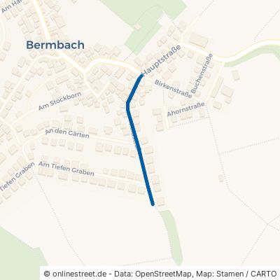 Feldstraße Waldems Bermbach 