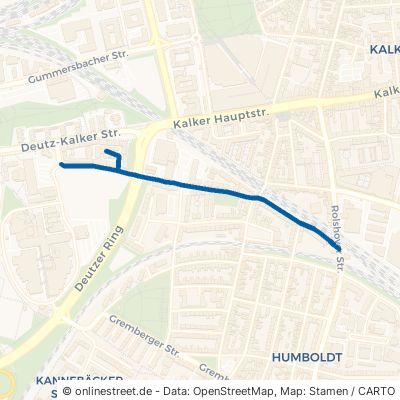 Gießener Straße Köln Humboldt-Gremberg 