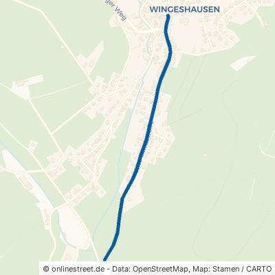 Alte Landstraße Bad Berleburg Wingeshausen 